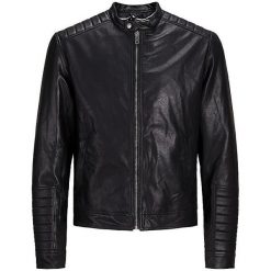 Jack&Jones Męska Kurtka Jorspeedy Pu Jack Et Black (Rozmiar Xxl). Czarne kurtki męskie marki Jack&Jones, m, z materiału. W wyprzedaży za 199,00 zł.