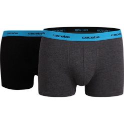 Dwupak męskich bokserek CECEBA Jubilee Grey. Szare bokserki męskie marki Ceceba, z bawełny. Za 55,99 zł.