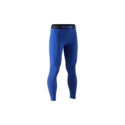 Legginsy Keepdry 100. Niebieskie legginsy skórzane marki KIPSTA. Za 29,99 zł.