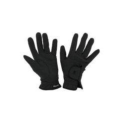 Rękawiczki jeździeckie Grip damskie. Czarne rękawiczki damskie marki BROKX SPORT BV, bez wzorów, z bawełny. Za 149,99 zł.