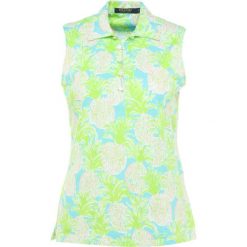 Topy sportowe damskie: Polo Ralph Lauren Golf LUX Top dark yellow