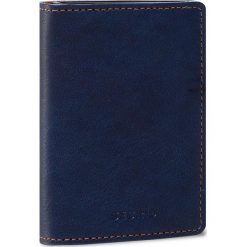 Mały Portfel Męski SECRID - Slimwallet Sln Indigo 5/Titanium. Niebieskie portfele męskie Secrid, bez wzorów, ze skóry. Za 289,00 zł.