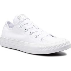 Trampki CONVERSE - Ct As Sp Ox 1U647 White Monochrome. Białe półbuty damskie Converse, bez wzorów, z gumy, sportowe, bez zapięcia. W wyprzedaży za 249,00 zł.