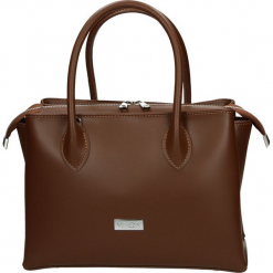 Torba - 4-269P-O R CU. Szare torebki klasyczne damskie Venezia, ze skóry. Za 399,00 zł.
