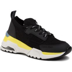 Sneakersy CALVIN KLEIN - Hensley B4E7980 Black. Czarne półbuty damskie Calvin Klein, bez wzorów, z tworzywa sztucznego, bez obcasa, na płaskiej podeszwie, bez zapięcia. Za 679,00 zł.