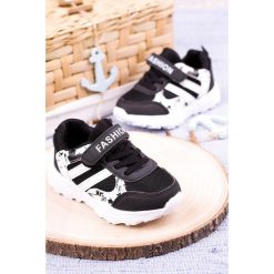 Czarne buty sportowe na rzep casu 20p17/m. Czarne buty chłopięce sportowe Casu, bez zapięcia. Za 39,99 zł.