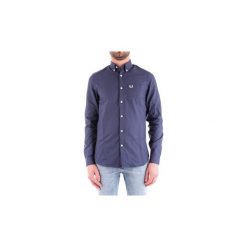 Koszule z długim rękawem Fred Perry M3551. Niebieskie koszule męskie Fred Perry, xl, bez wzorów, bez kołnierzyka, z długim rękawem. Za 541,94 zł.