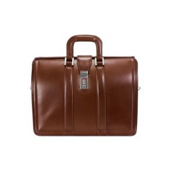 Teczka na laptopa MCKLEIN Morgan 17 cali Brązowy. Pomarańczowe torby męskie skórzane Mcklein, w paski, klasyczne, na ramię. Za 1216,99 zł.