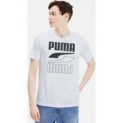 Puma Rebel Koszulka Biały. Białe koszulki damskie Puma, s, z nadrukiem, z bawełny, bez kołnierzyka, krótkie. Za 102,95 zł.