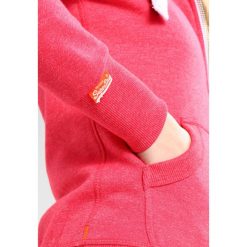 Bluzy damskie: Superdry ORANGE LABEL PRIMARY ZIPHOOD Bluza rozpinana wild cherry jaspe