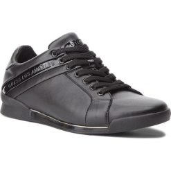 Sneakersy GUESS - FMNGR4 LEA12 BLACK. Czarne sneakersy męskie Guess, na co dzień, z aplikacjami, ze skóry ekologicznej, bez zapięcia. W wyprzedaży za 369,00 zł.