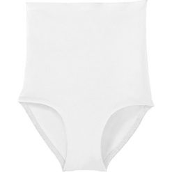 Bezszwowe figi wyszczuplające Level 1 bonprix biały. Majtki damskie wyszczuplające bonprix. Za 49,99 zł.