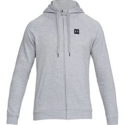 Under Armour Rival Fleece Fz Hoodie 1320737-036. Szare bluzy męskie Under Armour, m, bez wzorów, z bawełny, bez kołnierzyka, bez rękawów, bez kaptura. W wyprzedaży za 189,99 zł.