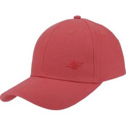 Czapka z daszkiem damska CAD301 - czerwony. Czerwone czapki damskie marki 4f, w paski. Za 39,99 zł.