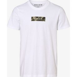 Review - T-shirt męski, biały. Białe t-shirty męskie Review, s, z nadrukiem, z bawełny, bez kołnierzyka. Za 59,95 zł.