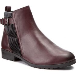 Botki CAPRICE - 9-25350-29 Bord.Nap.Multi 546. Czerwone buty zimowe damskie marki Caprice, ze skóry ekologicznej, na obcasie. W wyprzedaży za 239,00 zł.