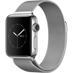 Bransoletka "Smartwatch" w kolorze srebrnym - 38 mm. Szare bransoletki męskie marki La Coque Française, srebrne. W wyprzedaży za 130,95 zł.