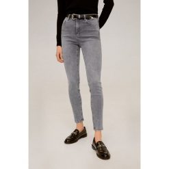 Mango - Jeansy Noa. Szare jeansy damskie Mango, z podwyższonym stanem. Za 119,90 zł.