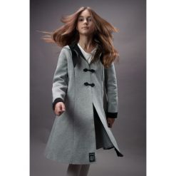 Płaszcz NEO dziewczęcy. Kurtki dziewczęce Hultaj Polski, na jesień, bez wzorów, z bawełny, eleganckie, długie. Za 229,00 zł.