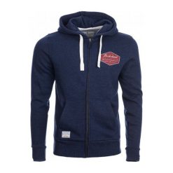 Bluzy męskie: Brakeburn Bluza Męska M Niebieska