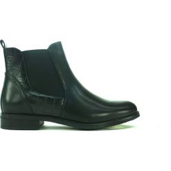 BOTKI DAMSKIE TS Z1907 CZA. Botki damskie T. Sokolski, ze skóry ekologicznej, bez obcasa, bez zapięcia. Za 109,00 zł.