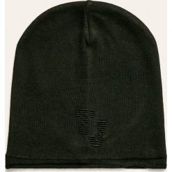 Trussardi Jeans - Czapka. Szare czapki damskie Trussardi Jeans, bez wzorów, z wełny. W wyprzedaży za 99,90 zł.