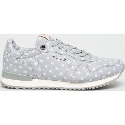 Pepe Jeans - Buty Gable Sweet. Szare buty sportowe damskie Pepe Jeans, bez wzorów, z jeansu, sportowe. W wyprzedaży za 229,90 zł.