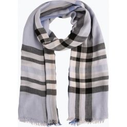 Fraas - Szalik damski, niebieski. Niebieskie szaliki damskie marki Fraas, w kratkę, z wiskozy. Za 99,95 zł.