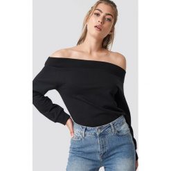 Rut&Circle Bluza z odkrytymi ramionami - Black. Czarne bluzy damskie marki Rut&Circle, bez wzorów, z długim rękawem, długie, bez kaptura. Za 80,95 zł.