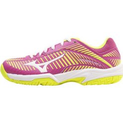 Mizuno EXCEED STAR 2 AC Obuwie multicourt clover/white/safety yellow. Żółte buty sportowe męskie Mizuno, z tworzywa sztucznego, outdoorowe. Za 299,00 zł.