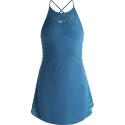 Nike Performance MARIA Sukienka sportowa blue force/metallic silver. Niebieskie sukienki sportowe marki Nike Performance, xl, z elastanu, sportowe. W wyprzedaży za 342,30 zł.