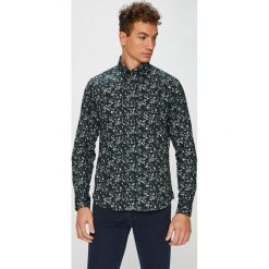 Casual Friday - Koszula. Niebieskie koszule męskie Casual Friday, s, w kwiaty, z elastanu, klasyczne, z klasycznym kołnierzykiem, z długim rękawem. W wyprzedaży za 79,90 zł.