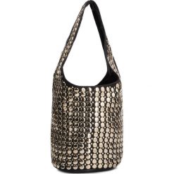 Torebka KAZAR - Naila 30007-01-52 Black/Gold. Żółte torebki klasyczne damskie Kazar, z aplikacjami, ze skóry, klasyczne, zdobione, bez dodatków. Za 799,00 zł.