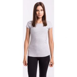 T-shirty damskie: T-shirt damski TSD300Z – jasny szary melanż – 4F