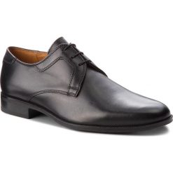 Półbuty GINO ROSSI - Matteo MPC653-S89-E100-9900-0 99. Czarne buty wizytowe męskie Gino Rossi, ze skóry, bez zapięcia. W wyprzedaży za 239,00 zł.