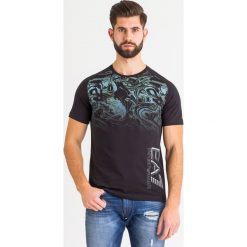 T-SHIRT EA7 emporio armani. Czarne t-shirty męskie EA7 Emporio Armani, xxl, bez wzorów, bez kołnierzyka. Za 255,20 zł.