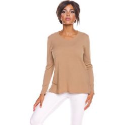 Sweter "Jill" w kolorze karmelowym. Bez kategorii marki 100% Maille, s, z okrągłym kołnierzem. W wyprzedaży za 129,95 zł.