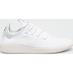 Adidas Originals - Buty Pw Tennis Hu. Białe buty sportowe damskie adidas Originals, bez wzorów, z materiału, sportowe. Za 399,90 zł.