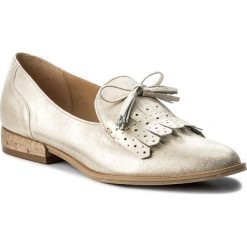Lordsy SERGIO BARDI - Carpegna SS127298618AF 111. Żółte mokasyny damskie Sergio Bardi, ze skóry, bez obcasa, na obcasie. W wyprzedaży za 189,00 zł.