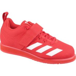 Adidas Powerlift 4 BC0346 46 Czerwone. Czerwone buty sportowe męskie Adidas, z syntetyku, bez zapięcia. W wyprzedaży za 319,99 zł.