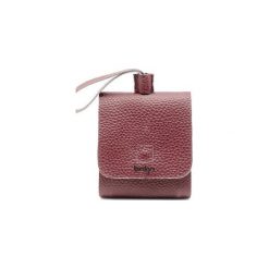 Torebka skórzana, bordo Ines 3. Czerwone torebki klasyczne damskie Bolsa, bez wzorów, ze skóry, bez dodatków. Za 289,00 zł.