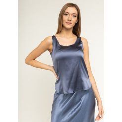 Top Max Mara Leisure 31660296. Niebieskie bluzki damskie Max Mara Leisure, xs, bez wzorów, z elastanu, polo. W wyprzedaży za 309,00 zł.