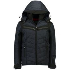 Stone Goose Kurtka Męska Burata L Ciemnoniebieska. Czarne płaszcze męskie Stone Goose, m, bez wzorów, bez kaptura. W wyprzedaży za 273,00 zł.
