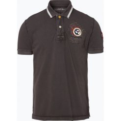 Napapijri - Męska koszulka polo – Gandy 1, szary. Szare koszulki polo marki Napapijri, l, z materiału, z kapturem. Za 229,95 zł.