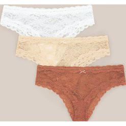 Majtki hipster 3 pack - Kremowy. Białe majtki damskie Reserved, s. Za 49,99 zł.