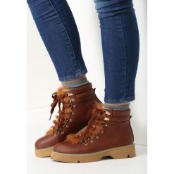 Camelowe Traperki Crazy Love Now. Brązowe buty zimowe damskie marki vices. Za 89,99 zł.
