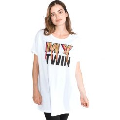 TWINSET Koszulka Biały. Białe koszulki damskie Twinset, xs, z haftami, z bawełny, bez kołnierzyka. Za 481,95 zł.
