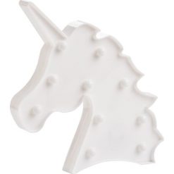 Koszule nocne i halki: Lampka nocna „Licorne” w kolorze białym – wys. 21,7 cm