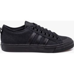 Adidas Originals - Tenisówki Nizza. Czarne trampki męskie adidas Originals, bez wzorów, ze skóry, na sznurówki. W wyprzedaży za 239,90 zł.
