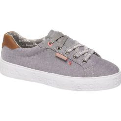 Sneakersy damskie Bench popielate. Szare sneakersy damskie Bench, z gumy. Za 99,90 zł.